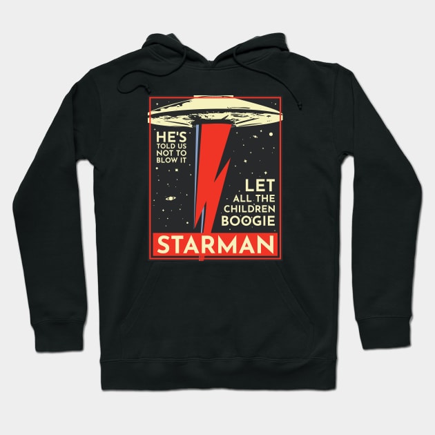 Starman Bowie Hoodie by TKsuited